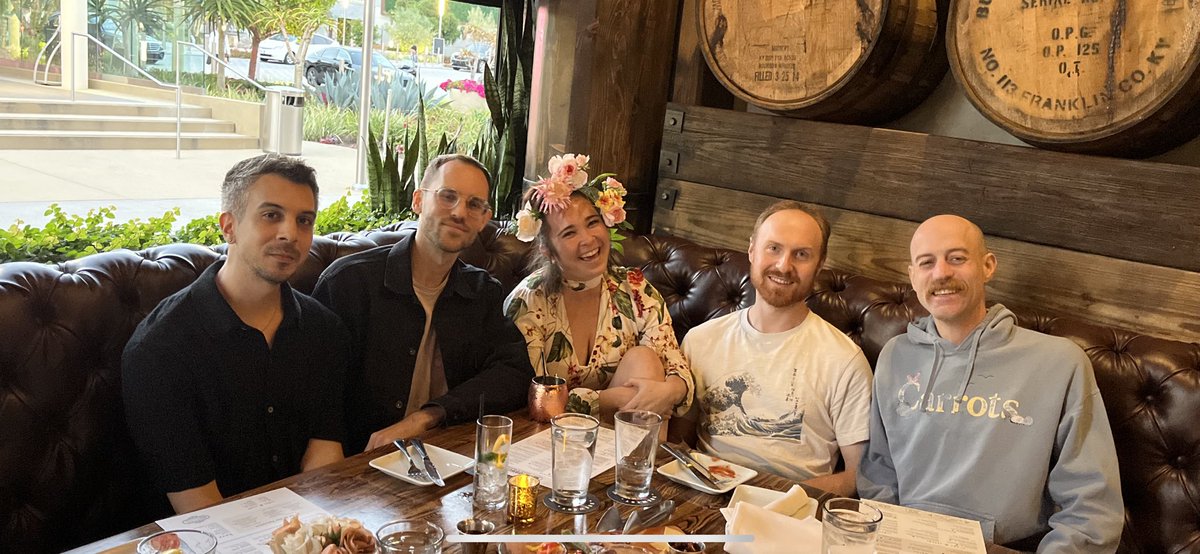 Chilling with some of my origin story gamerbois. 
What a wild month~