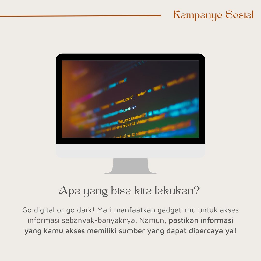Tentu kita semua tahu bahwa perkembangan teknologi informasi saat ini sangat pesat, namun apalah gunanya perkembangan itu jika kita tidak menggunakannya dengan baik? Yuk manfaatkan gadgetmu semaksimal mungkin!
<a href="/LPDP_RI/">#DiriUntukNegeri</a> 

#DiriUntukNegeri
#AkuPastiMengabdi
#SDMUnggulIndonesiaMaju