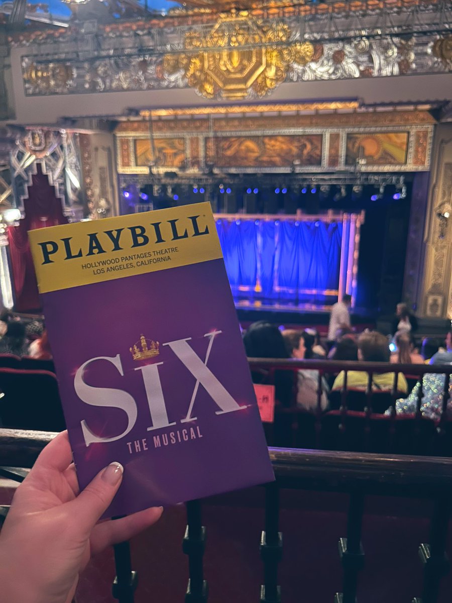 Sorry not sorry about my plans tonight! 👑 #SixTheMusical