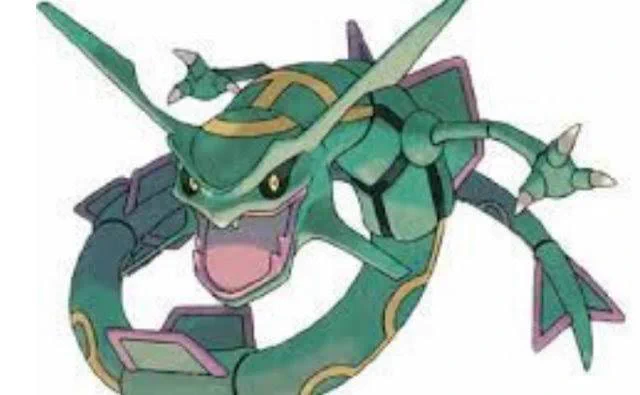 新アニポケの色レックウザが色褪せなくてカッコいいなと思ったらエメラルドのパッケージのポーズと同じなんですね!