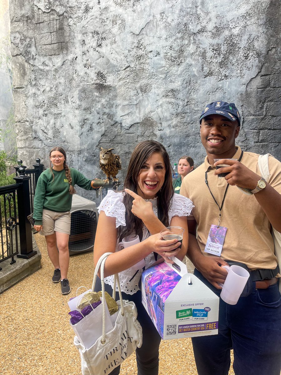 tfbagency's tweet photo. #DarKoaster opens tomorrow at @BuschGardensVA &amp; the DarKoaster meal is available now at @McDonalds.   We loved meeting all of the roller coaster enthusiast influencers like @BrandonBlogs_ at the media preview. Plus, our intern Reggie says it was his best 1st day on the job ever! https://t.co/KHOoz4BFK2