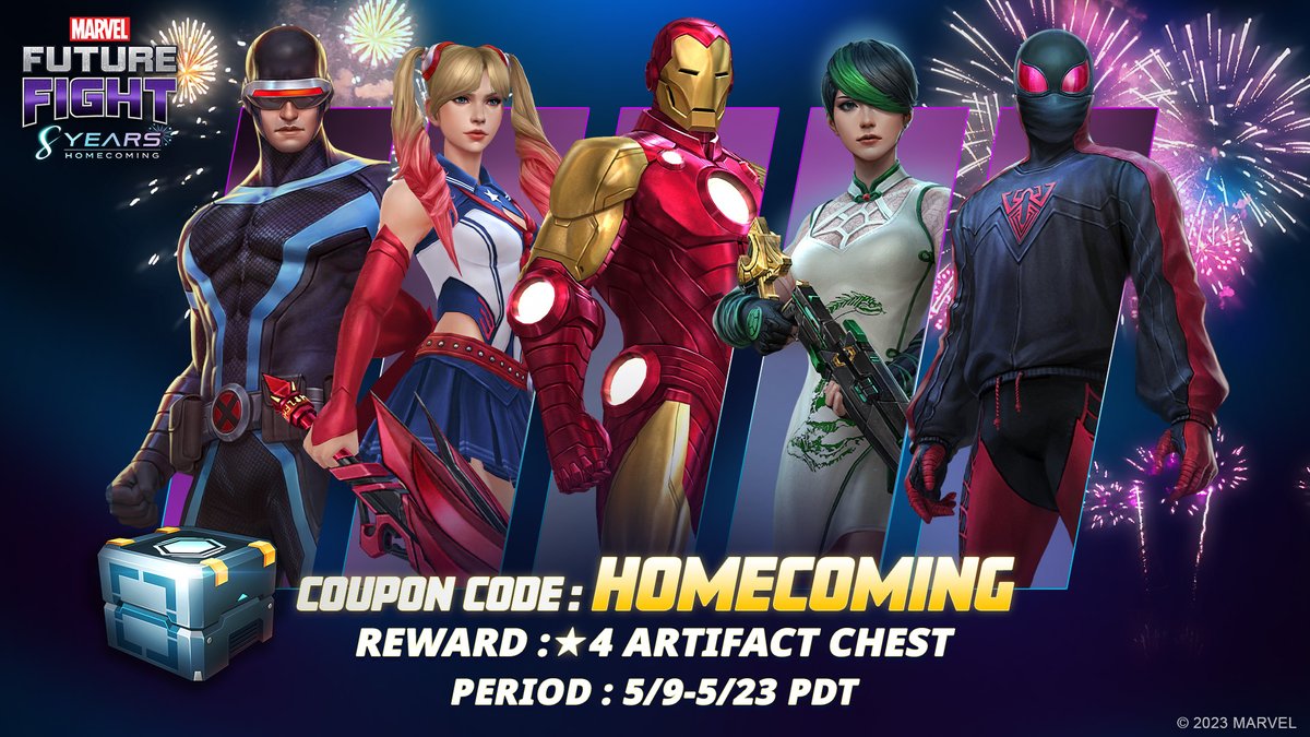 Marvel Future Fight on Twitter "Celebrate the 8th anniversary one last time with this