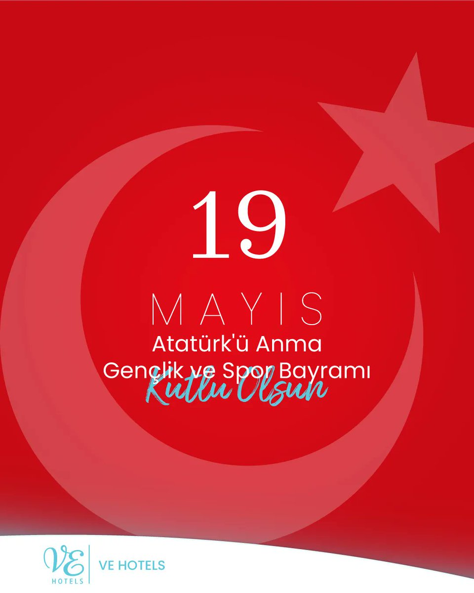 19 Mayıs Atatürk’ü Anma Gençlik ve Spor Bayramı Kutlu Olsun. anittepe.vehotels.com.tr Tel :0312 530 09 91 #vehotels #vehotelanıttepe #evinizihissedin #erkenrezervasyon #19mayıs #anıtkabir #anıttepe #çankaya #ankara #türkiye