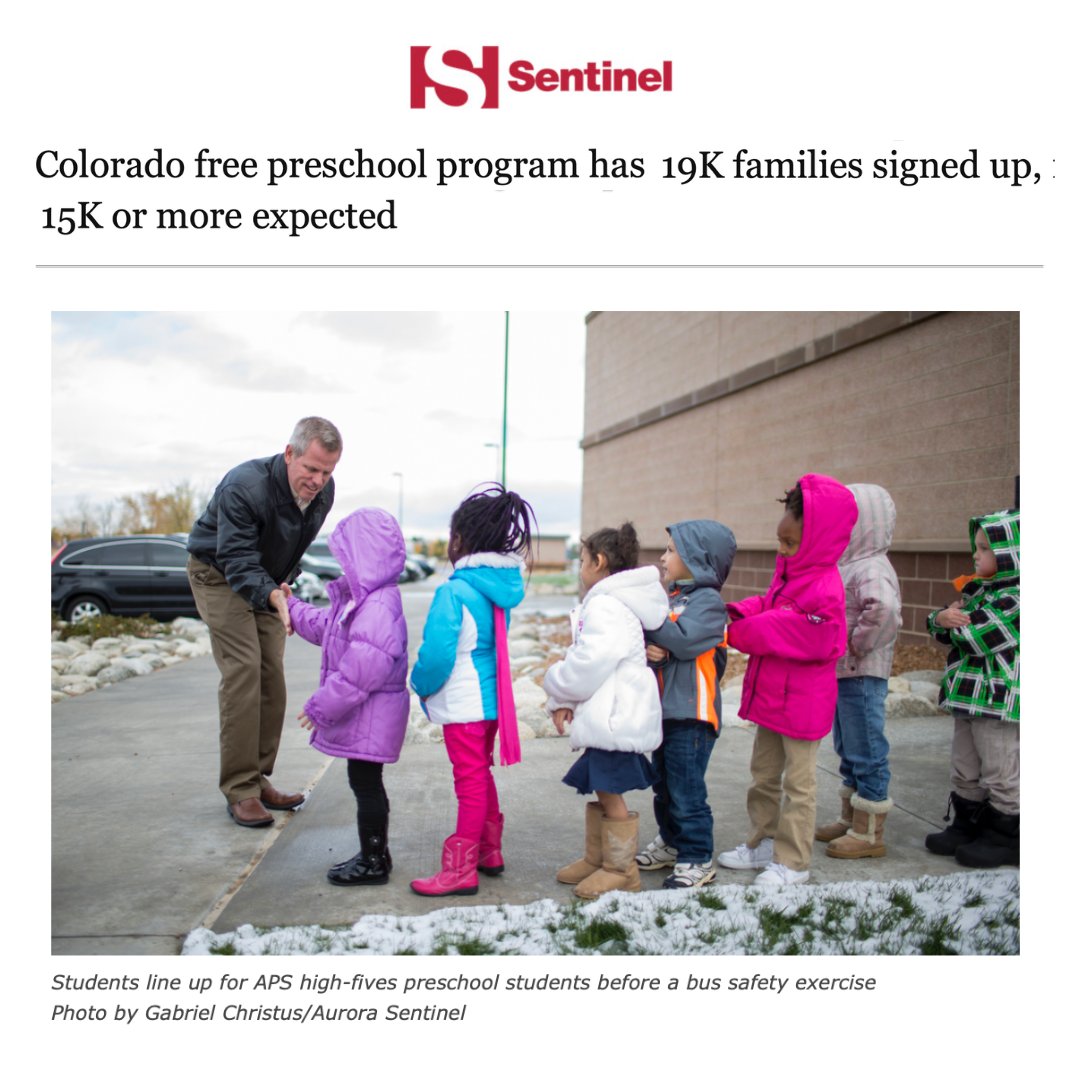 Nearly 19,000 Colorado families have already accepted their children’s preschool matches for next fall when our state’s new universal preschool program launches, and there is still time to sign your four-year-old up.

bit.ly/3BWg7at