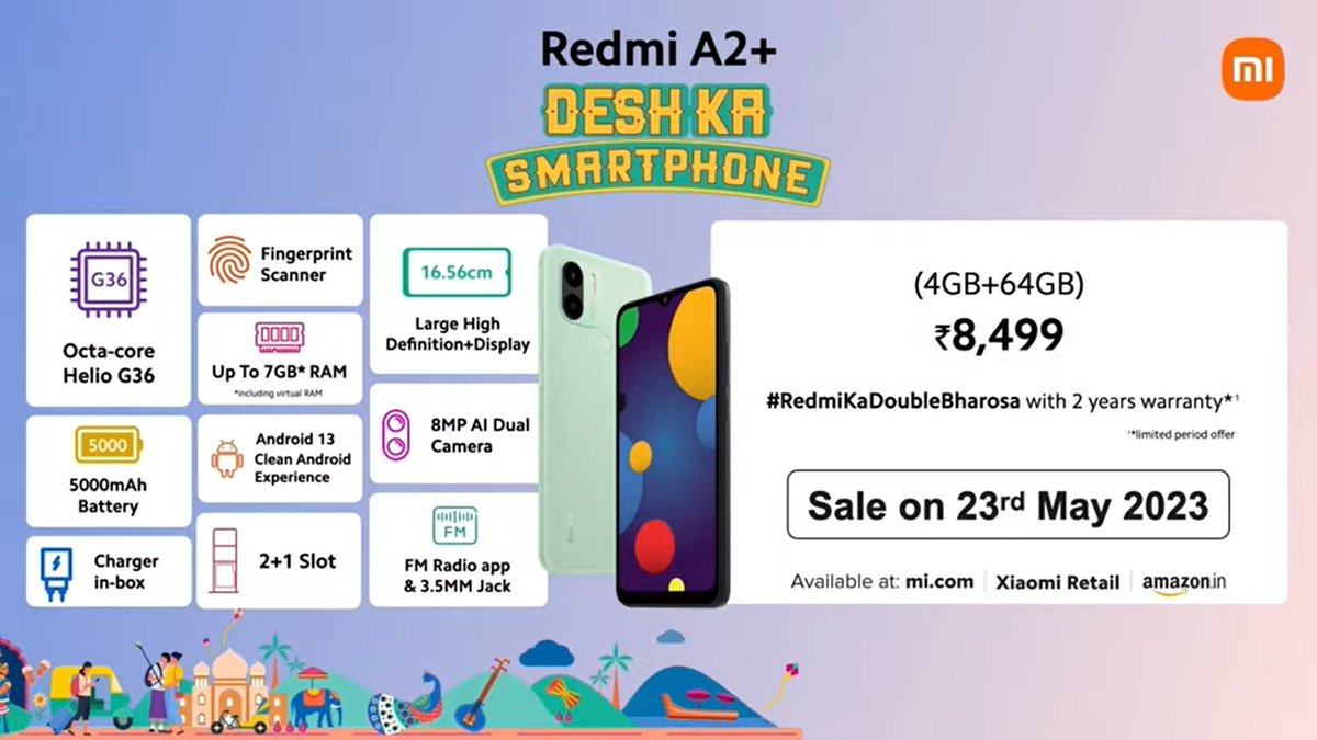 Redmi A2 Plus Price