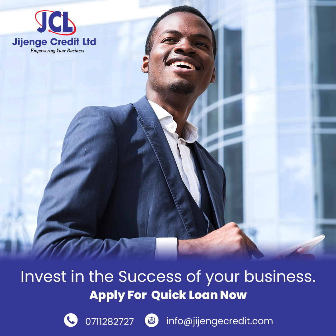 Don't let your business flop...you can use your car to get a quick loan in 1hr!

We are only a call away;
☎ 0726282727 | 0711282727 | 0114282727
📧 info@jijengecredit.com 

#JijengeCreditLimited #jijengeloans #logbookloans #quicklogbookloans #fastloans #loanin1hr #mobileloans