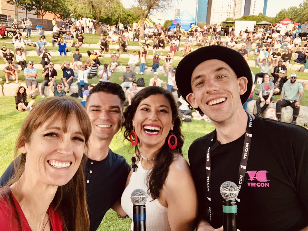 laptoplaura (@laptoplaura) on Twitter photo There’s no place like <a href="/veecon/">VeeCon</a> 💜💜💜💜💜
Honored beyond words to share stage w/ these fine fellow content creating compatriots 🙏 <a href="/girl_intheverse/">GIRL in the VERSE | Melina 🎙️</a> @NFTbark <a href="/jeremyknowsVF/">Jeremy Knows | VeeFriends</a>
Thanks to all who attended, cheered us on, + came up after to say hi
means a lot 🥰 #veefriends <a href="/garyvee/">Gary Vaynerchuk</a> There’s no place like <a href="/veecon/">VeeCon</a> 💜💜💜💜💜
Honored beyond words to share stage w/ these fine fellow content creating compatriots 🙏 <a href="/girl_intheverse/">GIRL in the VERSE | Melina 🎙️</a> @NFTbark <a href="/jeremyknowsVF/">Jeremy Knows | VeeFriends</a>
Thanks to all who attended, cheered us on, + came up after to say hi
means a lot 🥰 #veefriends <a href="/garyvee/">Gary Vaynerchuk</a>