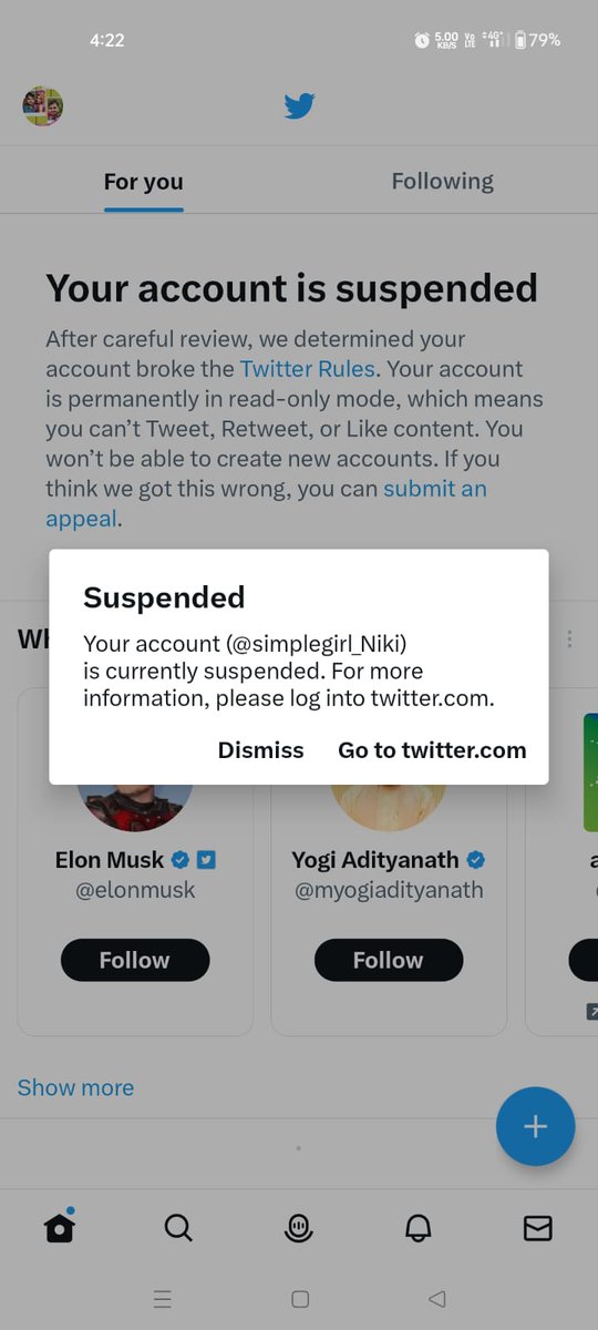 Divakar0070's tweet photo. " Help me. My Twitter account @simplegirl_Niki
was unjustly suspended and I need your support to get it unsuspended. Please retweet and tag @TwitterSupport to let them know that freedom of expression matters and my voice deserves to be heard. #UnsuspendMyAccount #TwitterJustice" https://t.co/o7X3KNwykV