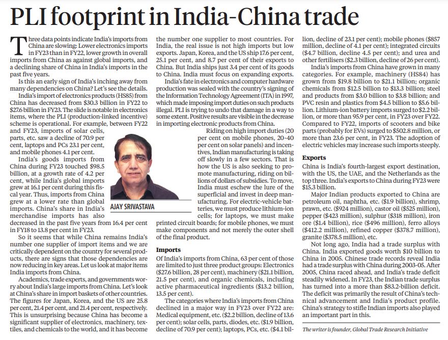Baby steps towards good outcome.
My piece in BS today. Views most welcome.
#PLIscheme #manufacturing