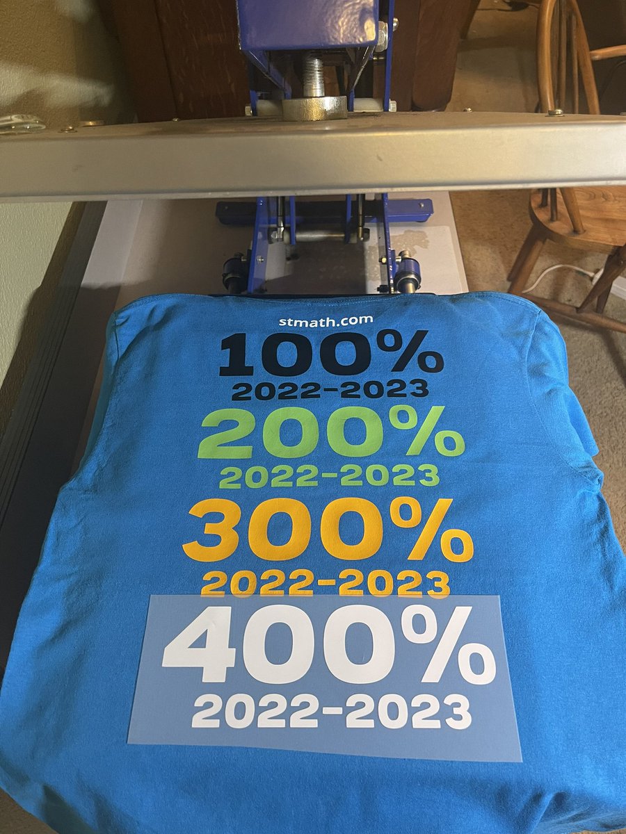Updating my student’s shirt the night before our class ST Math Pizza Party (&amp; 5 days until the end of school) PRICELESS!!! #ProudTeacher
🖤🧡💚🤍 <a href="/Slawren12005347/">SLawrence</a> <a href="/STMathTX/">STMathTX</a> <a href="/STMath/">ST Math Educator? Follow us on MINDEduOrg!</a> <a href="/KleinISD/">Klein ISD</a> <a href="/MuellerKISD/">Mueller Elementary</a>