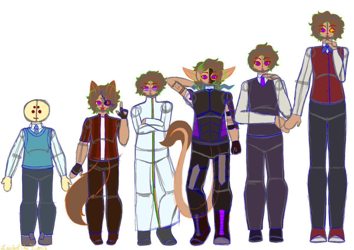 LucienTheFox76's tweet photo. mmmmmmmm xylos (i am hyperfixated)
hc heights n designs plus other various headcanons (ooo!xylo with tail and tall as hecc fo!xylo). also early series scp!xylo. bc i forgot he was green
#originsmcrp #myheroorigins #supernaturalorigins #originsofolympus #originz #falloutorigins https://t.co/bve6S6jnO2