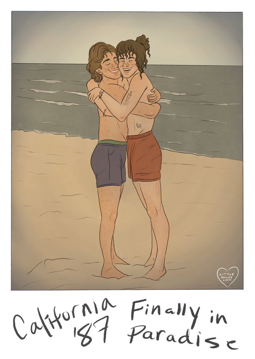 California Dreamin’ 🌊☀️
#steddie #steveharrington #eddiemunson