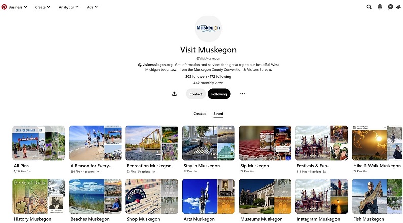 Pinterest / @pinterestbiz marketing for #tourism helps with search visibility, drives traffic to your website & blog, & is an easy way to repurpose content that you already have. Details & insights from @VisitMuskegon, Michigan: 

tourismcurrents.com/pinterest-mark… 

#SocialTown