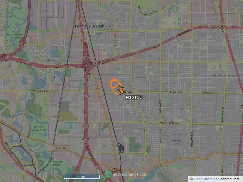 SkyCirclesDFW's tweet photo. N1511L, a Bell 206-B-3, is circling over Northwest Dallas, Dallas at 1325 feet, speed 48 MPH, squawking 4610, 0.4 miles from Dallas Fire - Rescue Station 30 https://t.co/wkrOEfbOQa https://t.co/2vK2qX00Ut