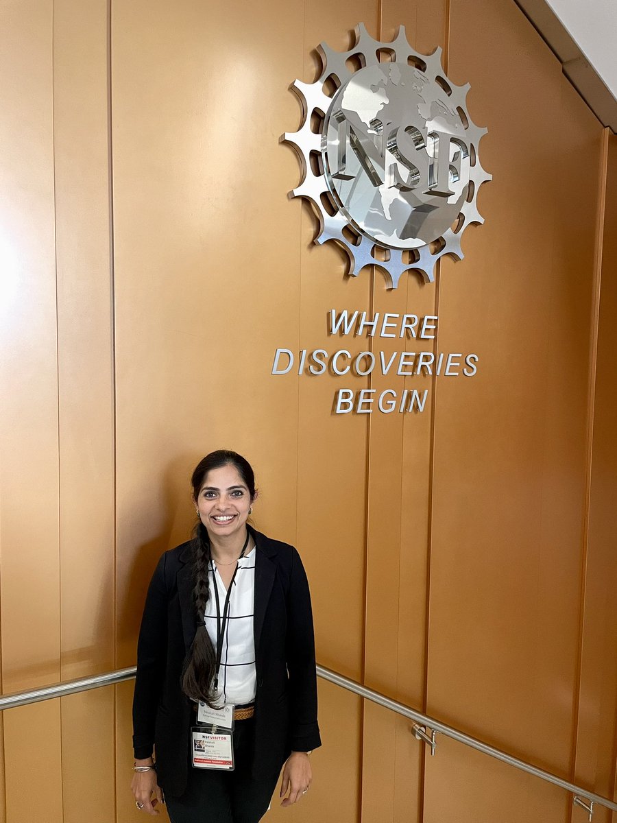 waterdoc_sharda's tweet image. My first time @NSF to attend #EPSCoRPI2023 meeting and represent our @Bio_WRAP project. 2 full days of packed agenda and a great experience. Got to meet with PIs from many different #epscor jurisdictions and learn about their projects!! #epscor2023