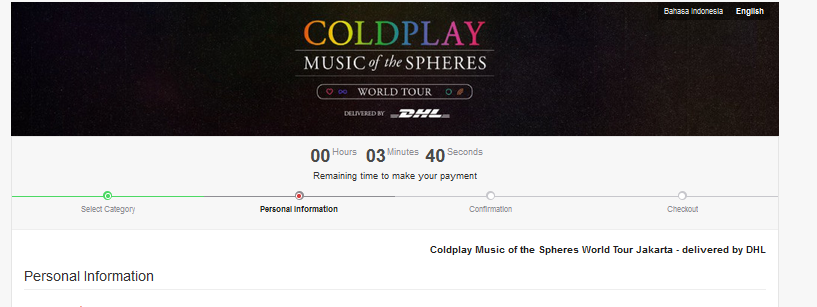 jcrnolee's tweet photo. REAdy FESTIVAL COLdplay, yang minat dm, waktu tinggal sebentar https://t.co/FljmaNk49G