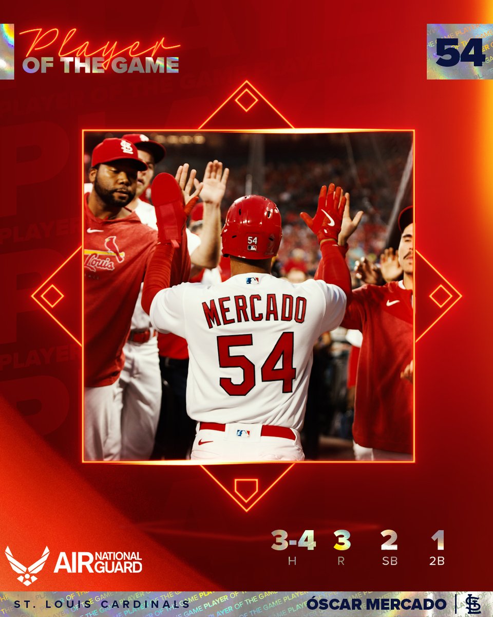 A Cardinals debut 10 years in the making!

Óscar Mercado knocked three hits, scored three runs and stole home during his #STLCards debut!

<a href="/ANG_Recruiting/">U.S. Air National Guard</a>