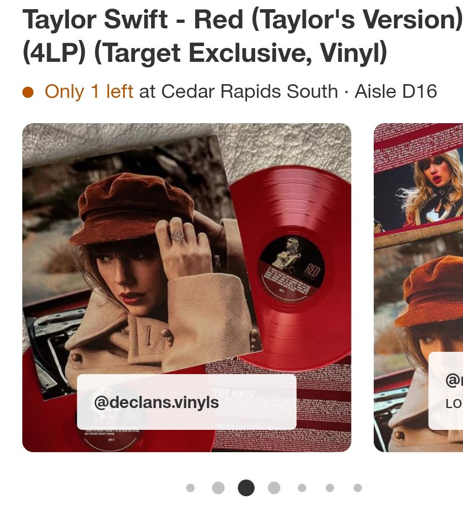 T.m 🕛 (charts? on Twitter "Justice for Fearless TV Target vinyl"
