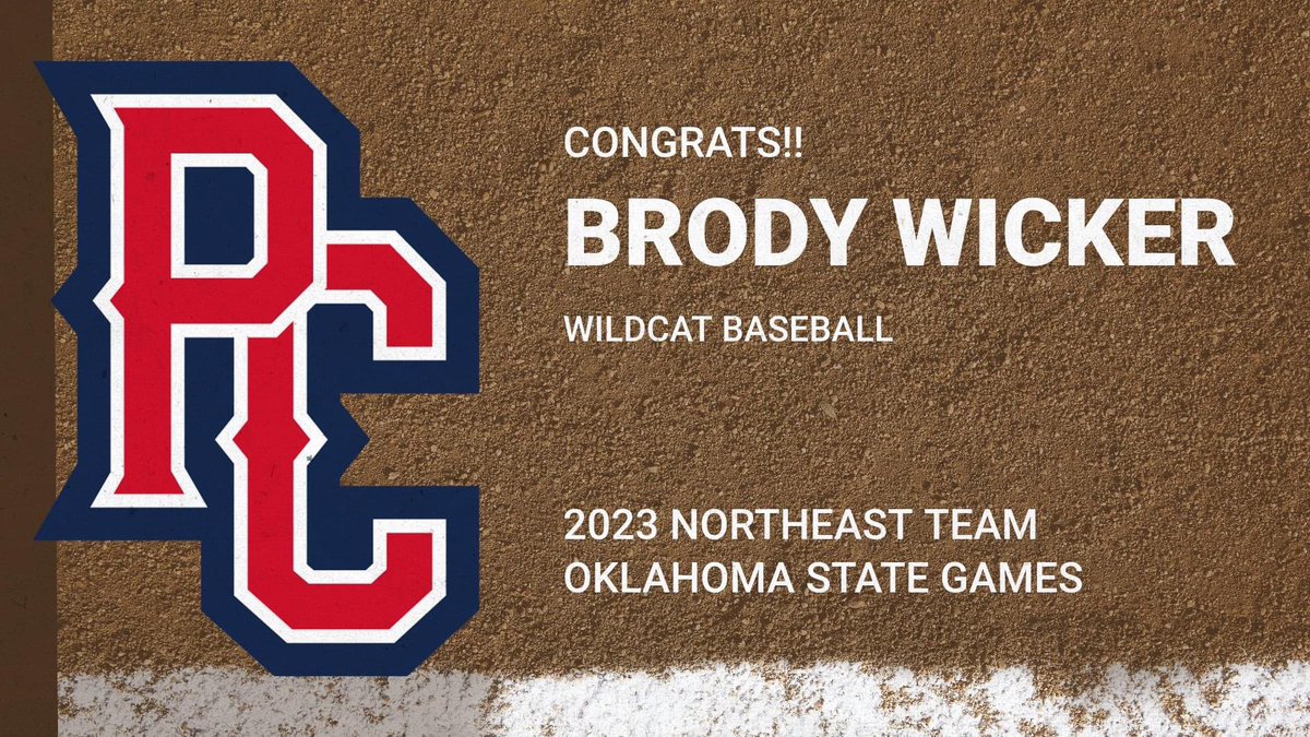 Ponca City High School Baseball (@poncacitybsbl) on Twitter photo Congrats on the huge accomplishment! Now go show out and represent Ponca City! #PCBaseball <a href="/BrodyWicker/">Brody Wicker</a> Congrats on the huge accomplishment! Now go show out and represent Ponca City! #PCBaseball <a href="/BrodyWicker/">Brody Wicker</a>