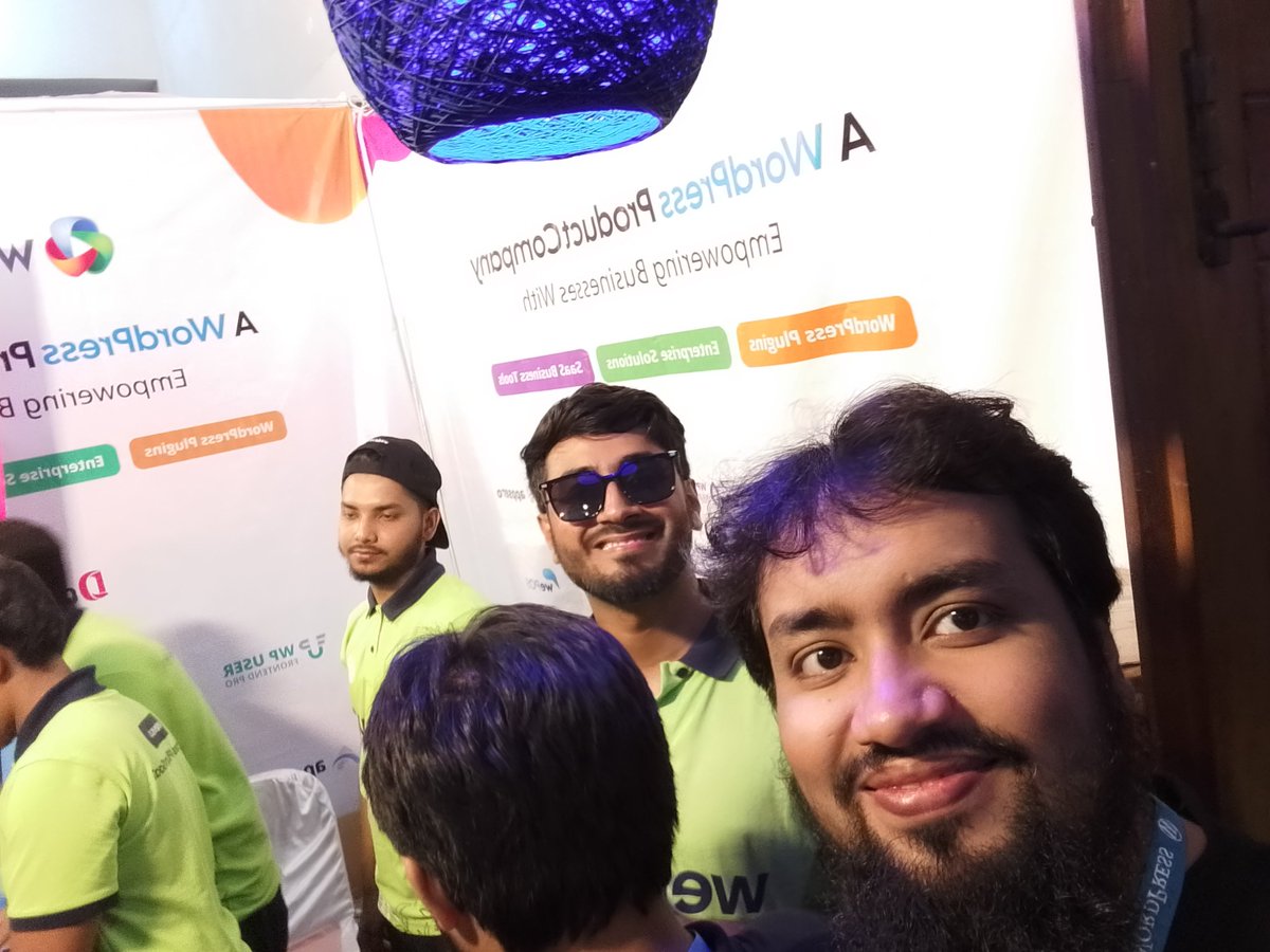 mullick_farhan's tweet photo. "I am at the @weDevs stall at @WordCampSylhet."
#weDevsInWordCamp and win   exclusive swags! https://t.co/bmG6xLxwws