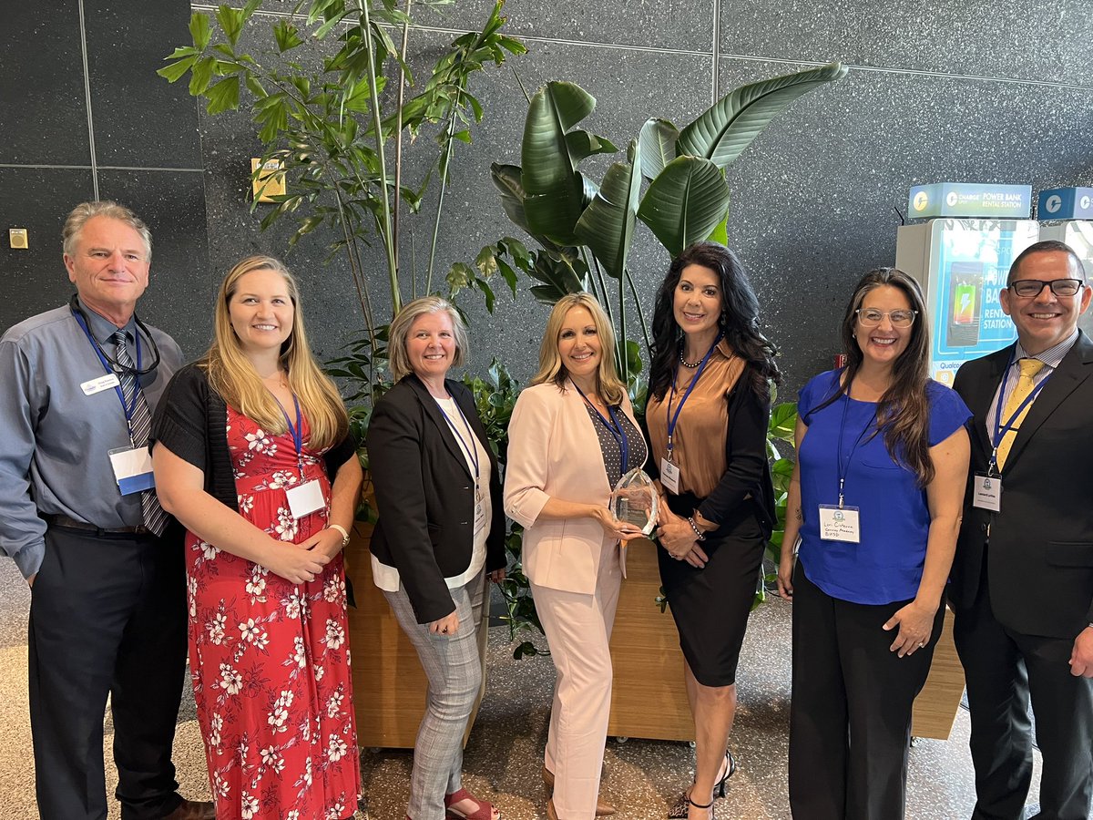 TinaMeglich's tweet photo. Feeling blessed, humbled, and grateful for #CFFSD innovative Principal award &amp; the remarkable folks @eusd @ELeducation @ConwayEUSD https://t.co/TcIOROuwKW