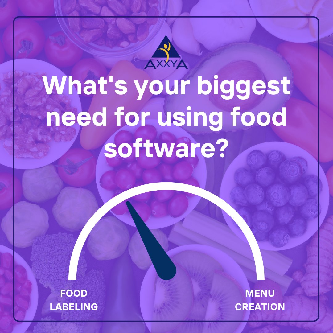 AxxyaSystems's tweet photo. 🌟🔍 Whatever your biggest need, we've got you covered! We offer a comprehensive range of solutions to support your nutrition-related endeavors. From precise food labeling to creative menu creation and so much more, our platform has all you need to thrive.

💻  ... https://t.co/e9fEoRWK2R