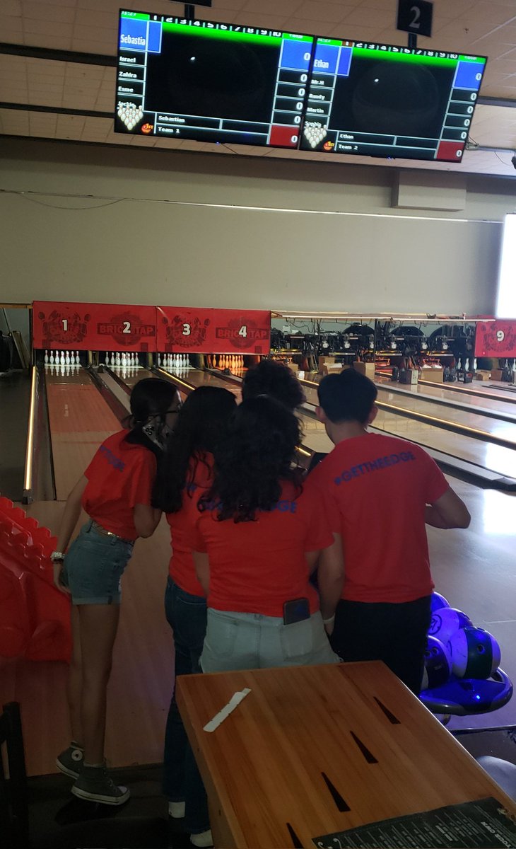 dherrera_SHS's tweet photo. DECA and NTHS students out at Oasis Bowling.   Great time had by everyone.  Congratulations to class of 2023 seniors.  Thanks for a great year. https://t.co/Fbbq0qi3sV
