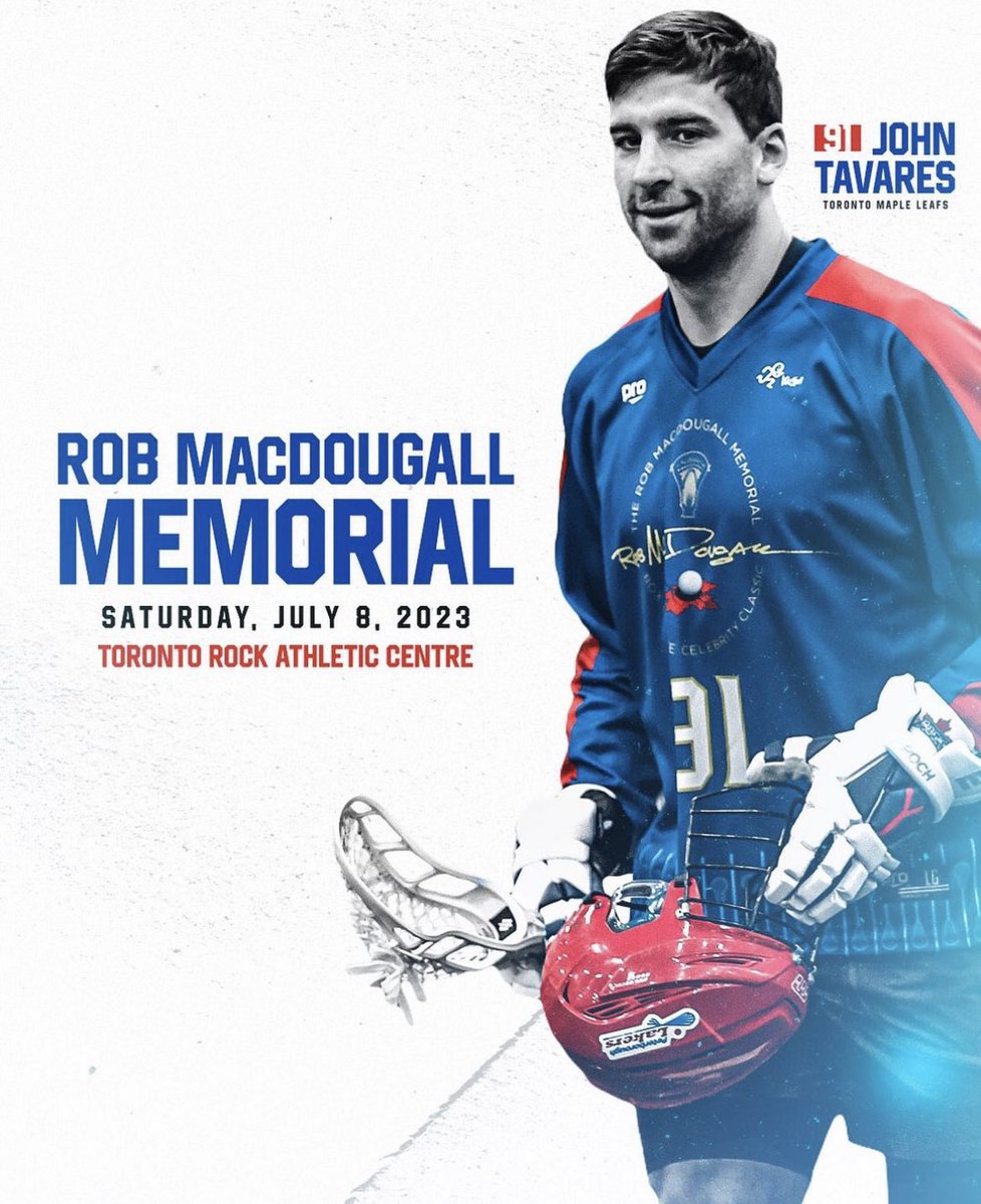 Looks like JT will be a headliner in the Rob MacDougall Memorial Celebrity Classic for the second year in a row. It’s Saturday July 8 at the Toronto Rock Athletic Centre and tickets are $10, raising money for KidsSport Canada.