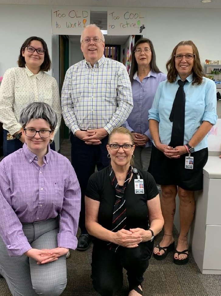 Today was dress like your Director of Finance day in <a href="/dvusd/">Deer Valley Unified School District</a> to celebrate Dale's birthday! Not sure how he's been with the district 40 years when he's not a day over 30! 

Happy Birthday!

#DVUSD #deervalleyunifiedschooldistrict #publicschoolproud