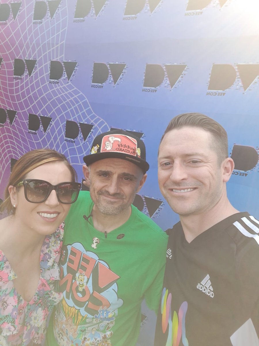 Great to meet <a href="/garyvee/">Gary Vaynerchuk</a> once again. Humble, present, engaged, real. One short minute but genuine interest from him. Cheers Gary. Always a pleasure. <a href="/veecon/">VeeCon</a> <a href="/jeremyknowsVF/">Jeremy Knows | VeeFriends</a> <a href="/veefriends/">VeeFriends</a>