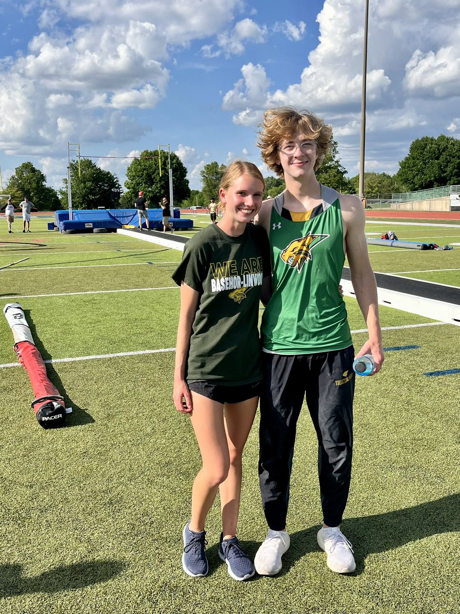Congrats to Reed and Emily! So excited for the first-time state vaulters!