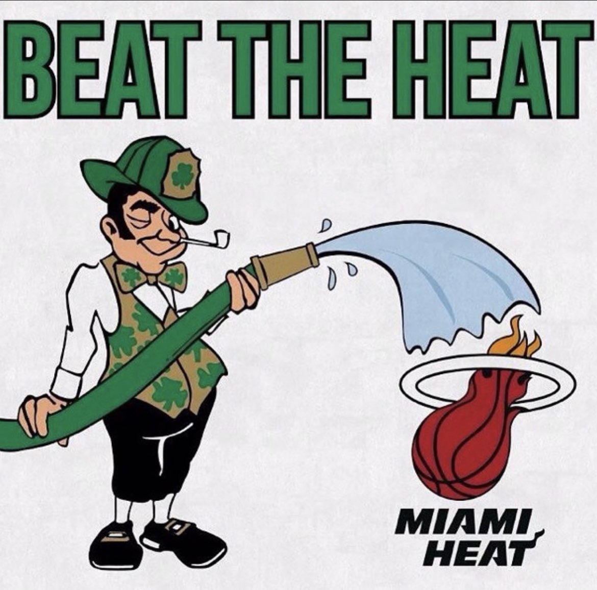 BriMarieD's tweet photo. #BeatTheHeat #Celtics #Bleedgreen https://t.co/ujBRfTQgSJ
