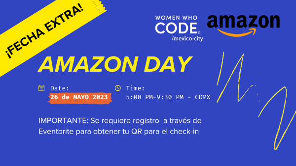 WWCodeCDMX's tweet photo. 👩💻💜🧡¡ Muchas gracias a todos por su interés y apoyo! Si no alcanzaste boleto, ¡tenemos una nueva fecha para ti ! 🙌 #ExtraDate
📢¡NUEVA FECHA: Viernes 26 de Mayo | 5:00 pm - 9:30 pm! 📢 #ConsigueTusBoletos https://t.co/zeA4qwMRTR