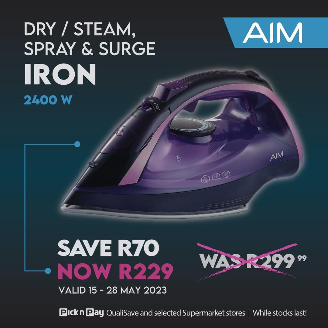 pnp_aim's tweet photo. TAKE ADVANTAGE OF THESE EXCEPTIONAL DEALS!Now available at your nearest PnP QualiSave and selected Supermarket stores.

Hurry and take advantage of these AIMazing offers, while stocks last!

Warranty Period: 2 Years 
Valid from 15 to 28 May 2023

https://t.co/qYiscEEukz https://t.co/hJEP4IwkVC