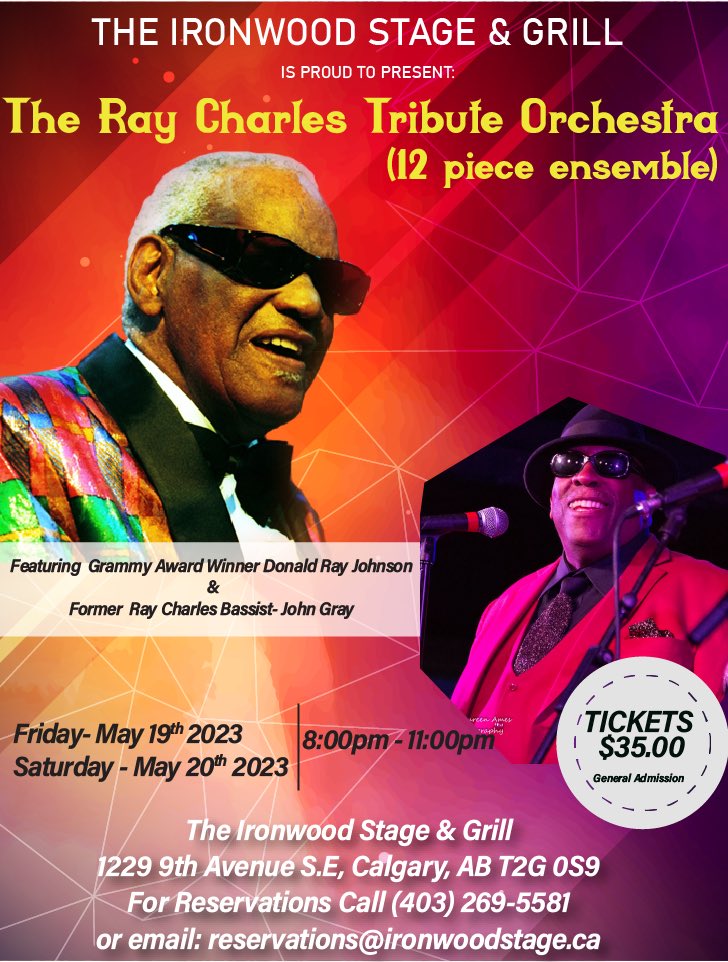 This! ‘Really looking forward to it! It’s going to be great- come on out! #soul #jazz #pop #livemusic <a href="/YYCTweetUp/">YYC Tweet Up</a> #raycharles 🎶🎤🥁🎹🎺🎸 <a href="/IronwoodStage/">Ironwood Stage</a>