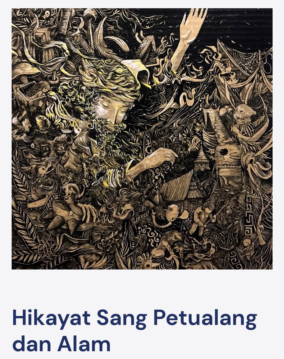 Share with us awe-inspiring artworks from someone you know in the community that ignite a rush of adrenaline and leave you in a state of awe and wonder.

Me : Hikayat Sang Petualang Dan Alam
(Artist : <a href="/SanuriZulkefli/">Sanuri</a>)