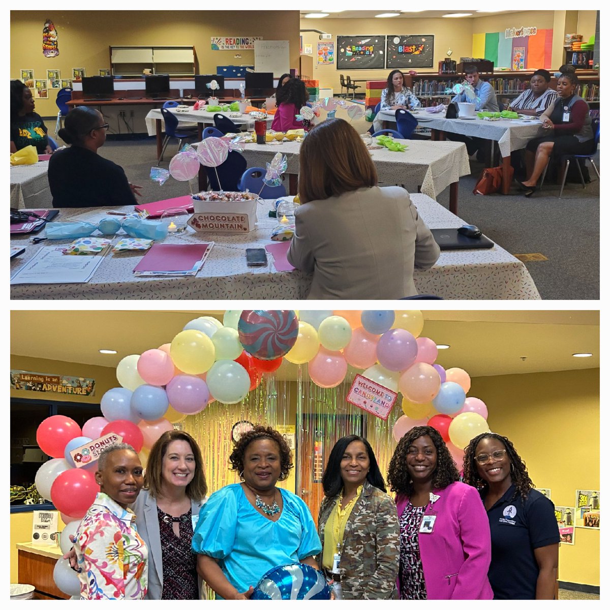 Bringing departments together to present to principals jumpstarts their planning for the coming year!