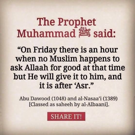 Hadith about Friday ✅✅