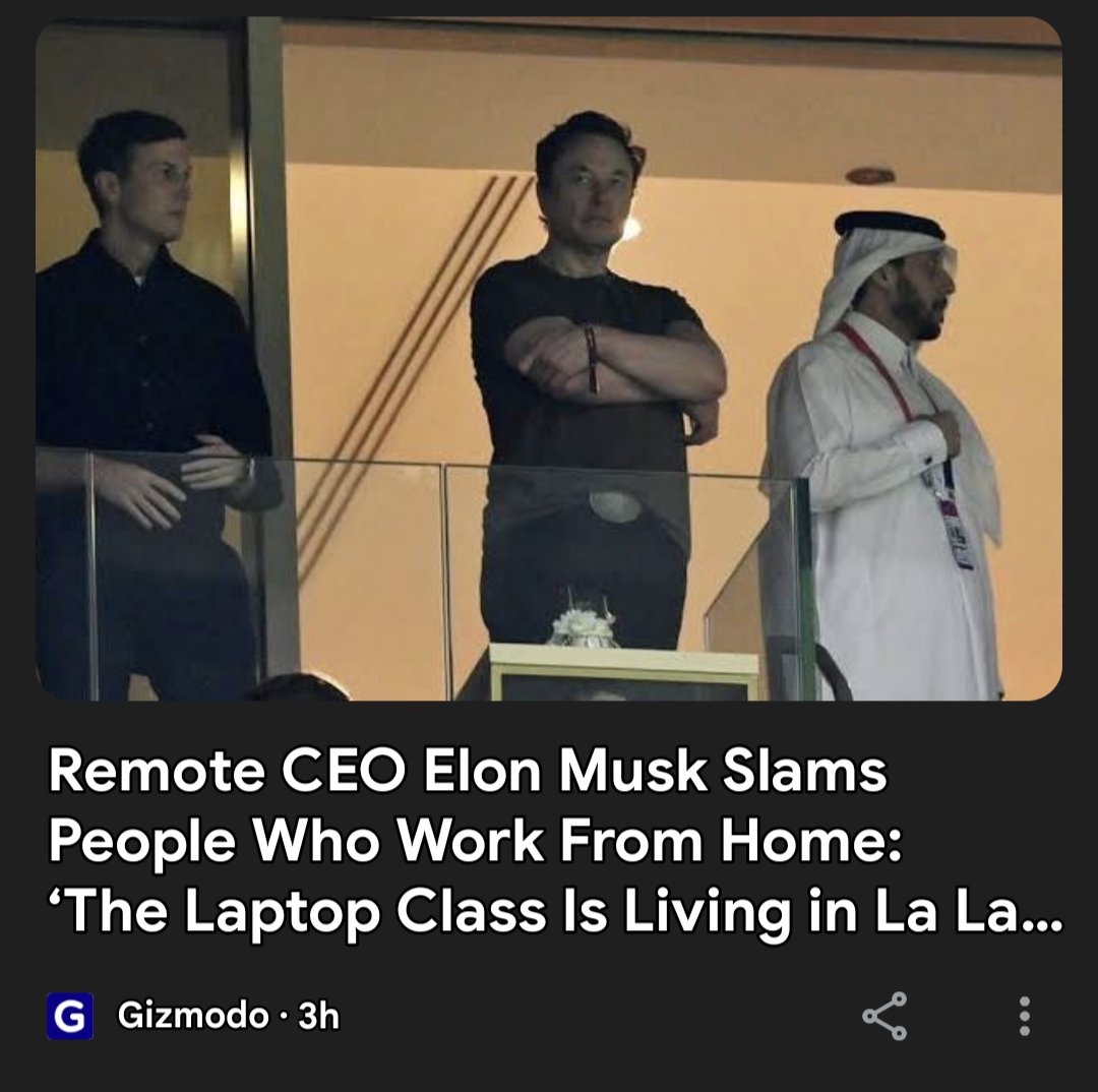 Has anyone ever heard of a CEO that doesn't work remotely?