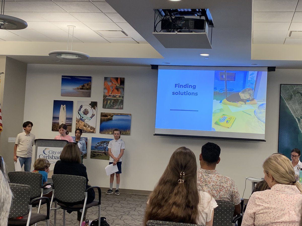 Thank you @BCKPrograms and @CityofCarlsbad for today’s watershed showcase and presentation. I was impressed with our  @Kelly_Cougars 5th graders. They did great! 💚🐾#cusdlearns @MrsAdamsGrade5 @DanaLayman