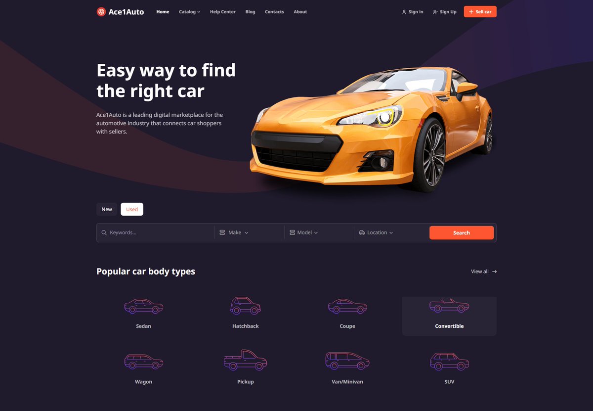 GrinevSoftware's tweet photo. 🚀 Exciting news! Introducing @Ace1Auto's brand-new custom website, tailored to provide an exceptional online experience for all auto enthusiasts! 🏎️💨 https://t.co/dgxzXyuCyP https://t.co/MF4KIWA8Yn https://t.co/mIT7R0Cxw2
