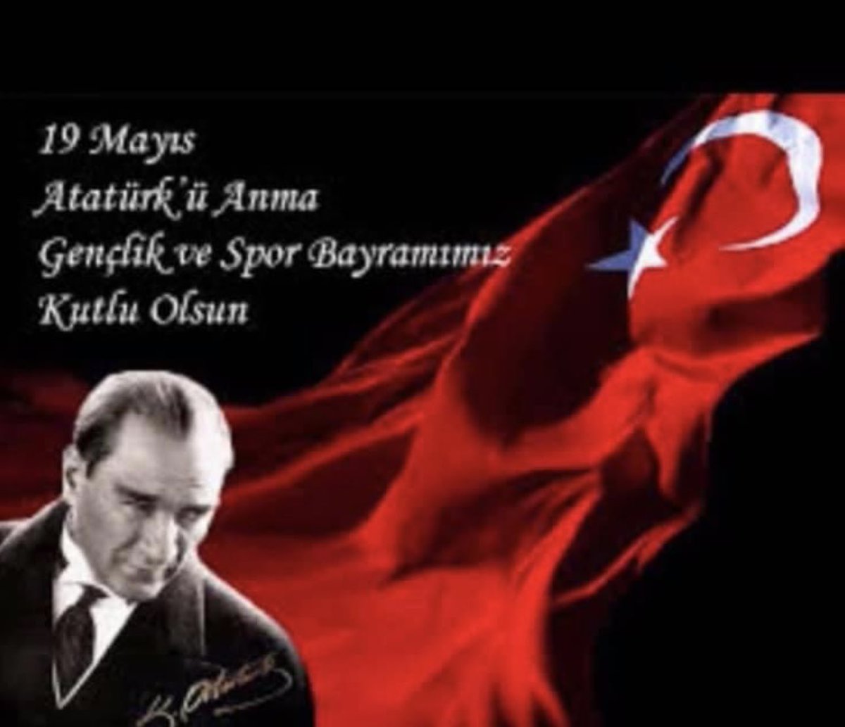 Ulu önderimiz MUSTAFA KEMAL ATATÜRK ‘ün gençlere armağan ettiği 19 Mayıs Gençlik ve Spor Bayramımızın  104. yılında Atamızın izinden yürümekten gurur duyuyoruz.
Geleceğimizin mimarları  gençlerimizin bayramı kutlu olsun!
🇹🇷🇹🇷🇹🇷🇹🇷🇹🇷🇹🇷🇹🇷🇹🇷🇹🇷🇹🇷🇹🇷🇹🇷🇹🇷