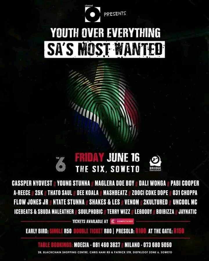 Most wanted artists