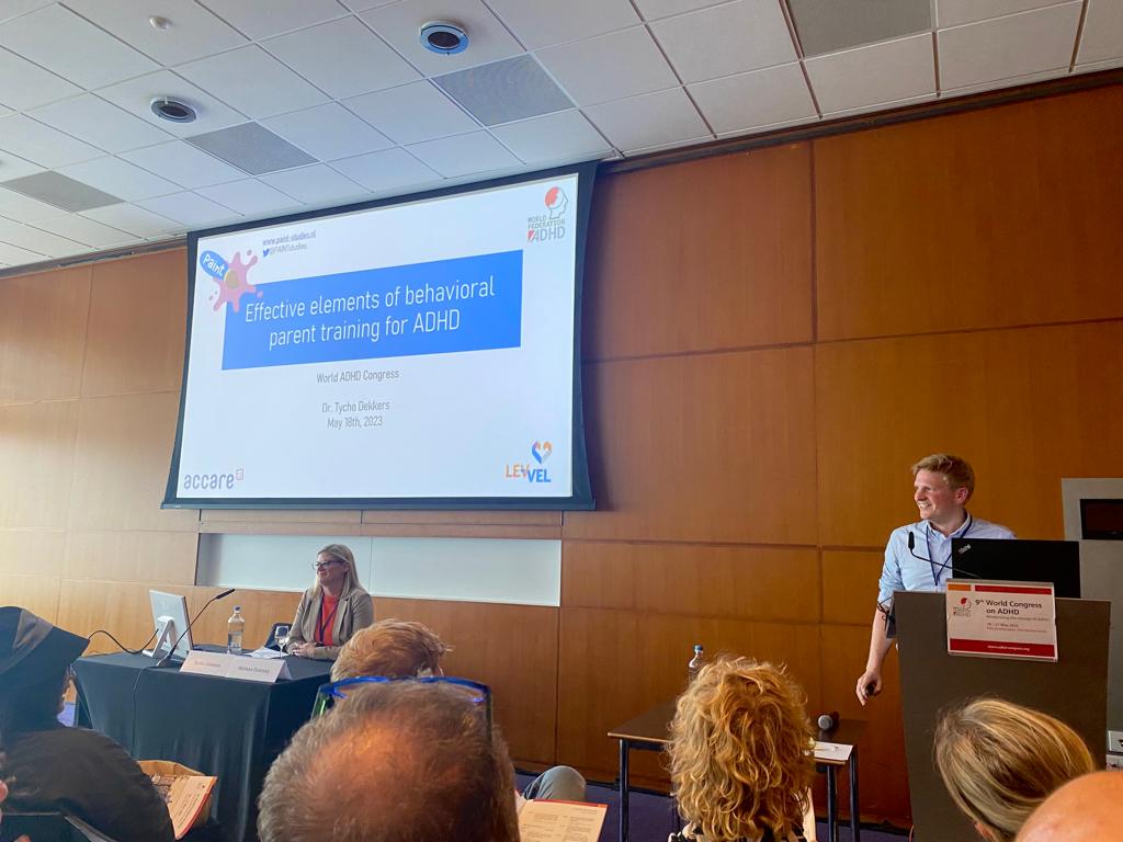 Fascinating international symposium on behavioral parent training for children with ADHD at the <a href="/ADHD_Congress/">ADHD Congress | Modernising the concept of ADHD</a>, with PAINT member <a href="/TjDekkers/">Tycho Dekkers</a> speaking about effective elements of parent training!
#WCADHD2023