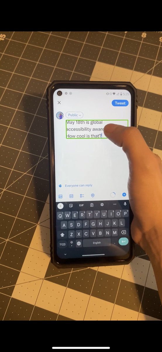 SadiBlindLady's tweet photo. Watch how I use Talkback to post on Twitter! https://t.co/YlihIGm8Dw https://t.co/TwZxHui2eL