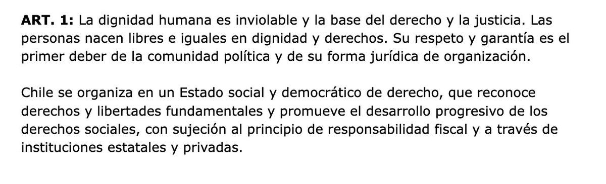 jgalemparte's tweet photo. Impecable la definición de Estado Social y Democrático de Derechos propuesta por Comisión de Consejo de Expertos. Un tremendo avance por unanimidad, ojalá este camino abra paso a zanjar este tema de una buena vez. https://t.co/3N7KTLIr6e