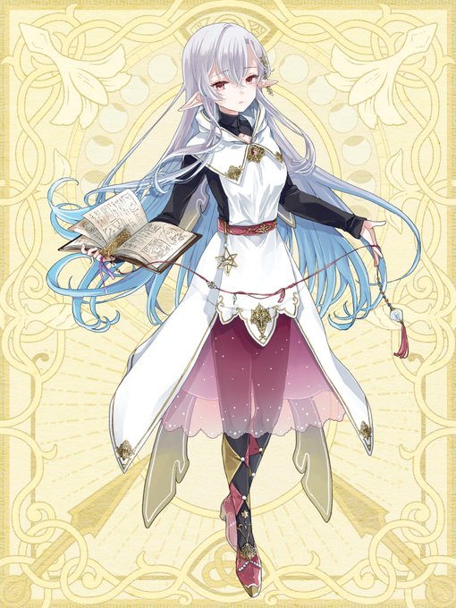 【お仕事】全身イラストを1点納品しました。リクエスト有難うございました。予定より遅くなってすみません。素敵なBUを参照し作成させて頂きました。露出を抑えるということは……という浪漫が詰まっております。    『チェインパラドクス』(C)小林蕪/トミーウォーカー