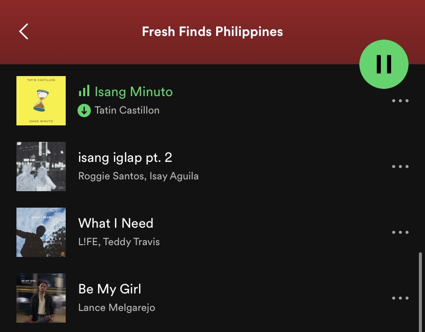 azter_tatin's tweet photo. Isang Minuto on Spotify FRESG FINDS Playlist 🥹
Official Lyrics Video Out Now on YOUTUBE
https://t.co/uFFuwNLJQW
Spotify Link: https://t.co/qeO3YOJJ6A
#IsangMinuto #TatinCastillon #WorkWithSpotify #MayHugotParin @Spotify @SpotifyPH https://t.co/Uq4r8QEM17