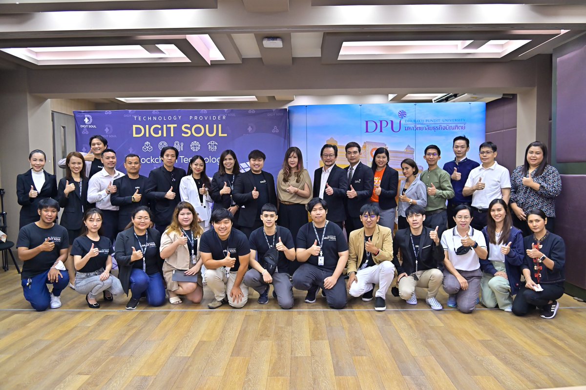 มหาวิทยาลัยธุรกิจบัณฑิตย์ (DPU)  จับมือ DIGIT SOUL ดึงบล็อกเชนพลิกโฉมการศึกษาไทยสู่ Web 3.0  

innews.news/news.php?n=399…