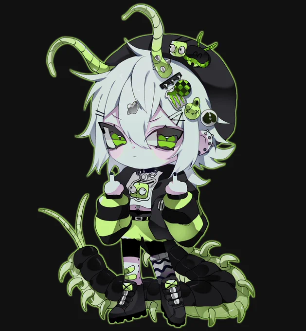 Cute rude, little dude
